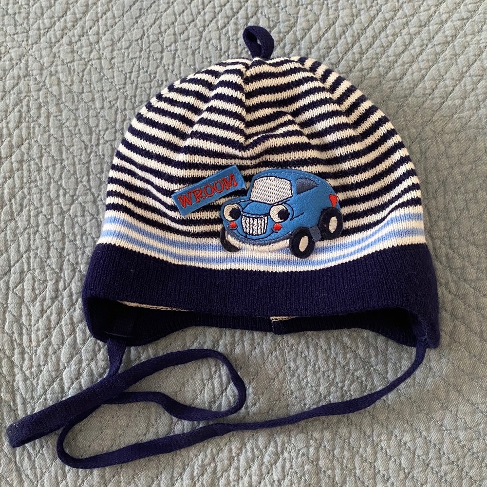 Baby Hat blue 3-6 months